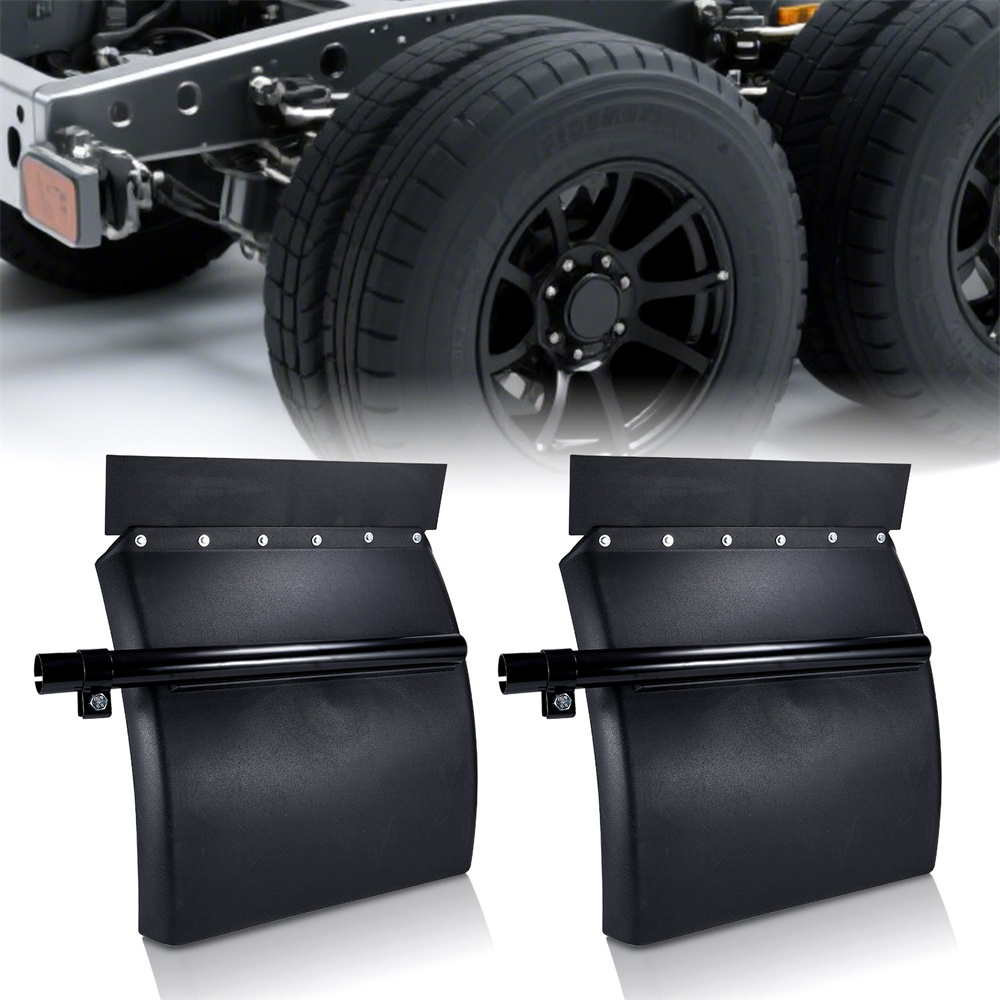 ABS Quarter Fender Set 1 Pair Right & Left for Volvo VNL Kenworth Truck Black
